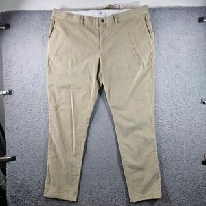 SPOKE Cord Sharps Khaki Beige Corduroy Straight Leg Pants Men 42x32